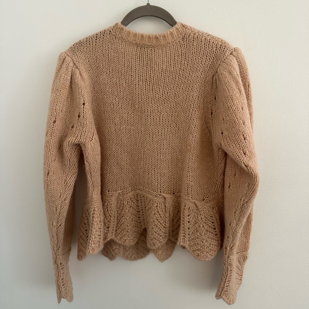 FARM Rio Women's Camel Cardigan Sweater - Picture 2 of 7